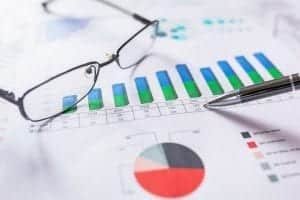 "graph evaluating your marketing progress"